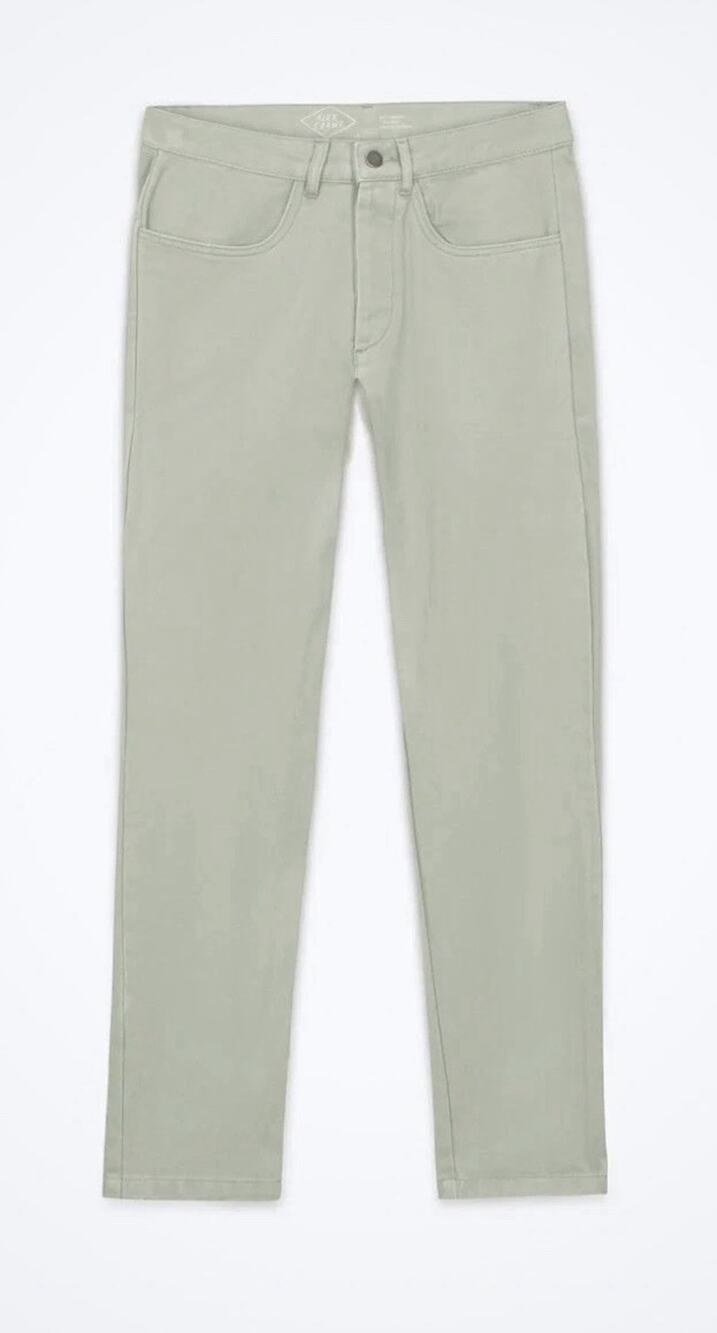 Alex Crane Canvas Cham Pants Moss 30 X 30 Men’s Light Green Straight Leg